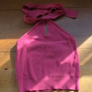 Pink Halter Top